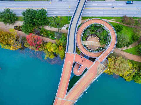 Pfluger pedestrian bridge