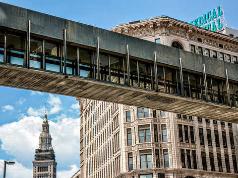 Skywalk in cleveland
