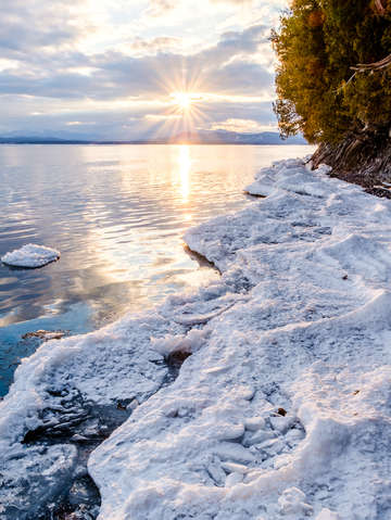 Icy champlain