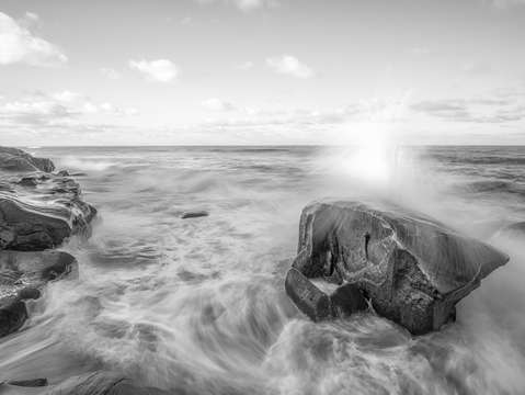 Sea spray