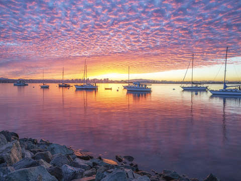 Sunrise sky