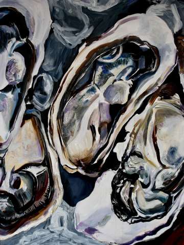 Oyster triptych center panel 2017