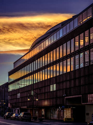 Pixelated sunsets