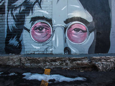 John lennon mural in denver