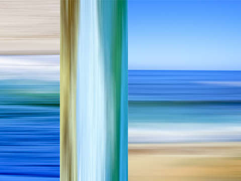 Coastal impressions collage