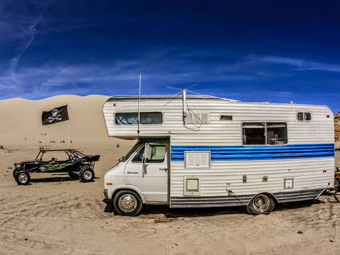 Sand mountain nevada scene