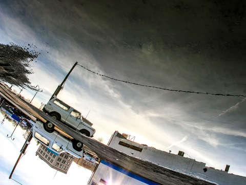 Bronco reflection