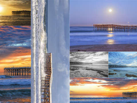 The faces of crystal pier