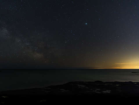Milky way from maine