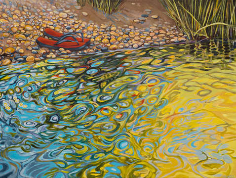 In the presence of water