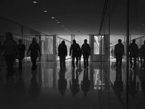 Skywalk reflection