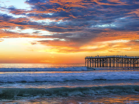 Mission beach sunset 5