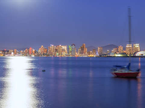 By moonlight