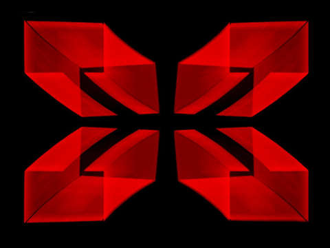 Red neon window lights 1 2