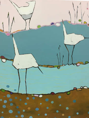 Marsh egrets 5
