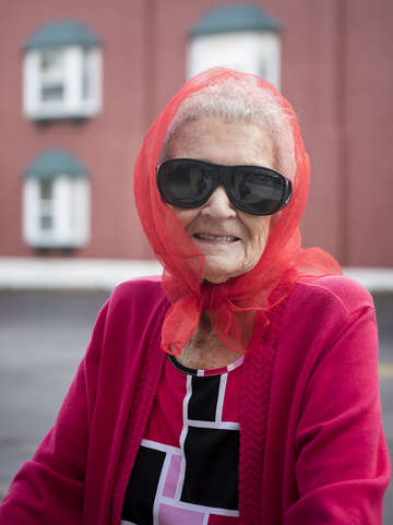 Red woman