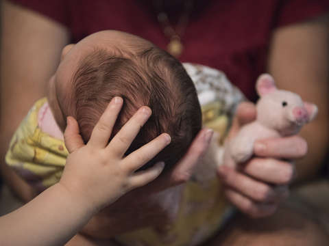 A siblings touch