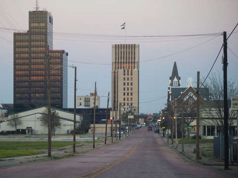 Tyler texas at dusk