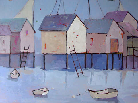 Boat house row 2