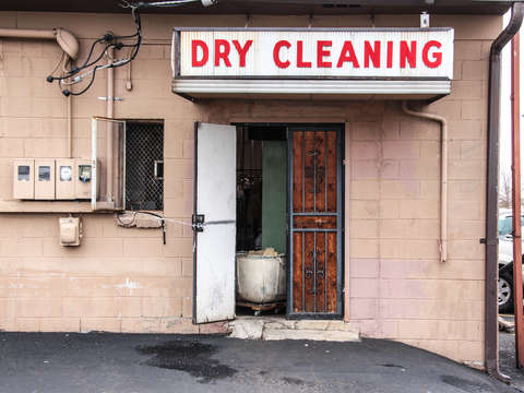 Sketchy dry cleaning location