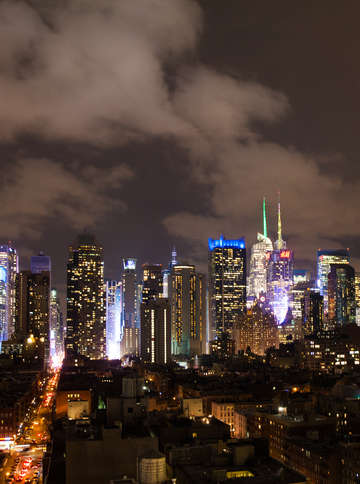 The view from downtown