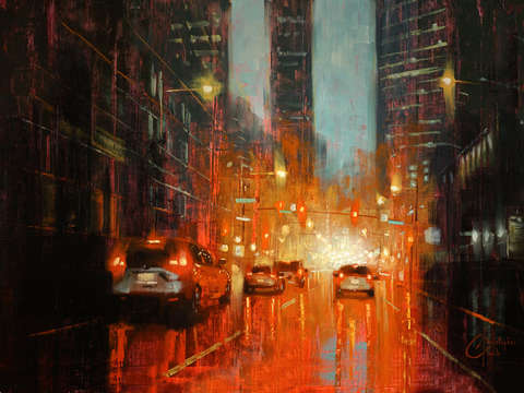 Denver city lights