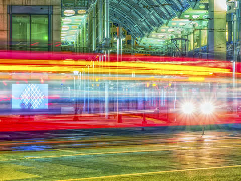 The bright lights