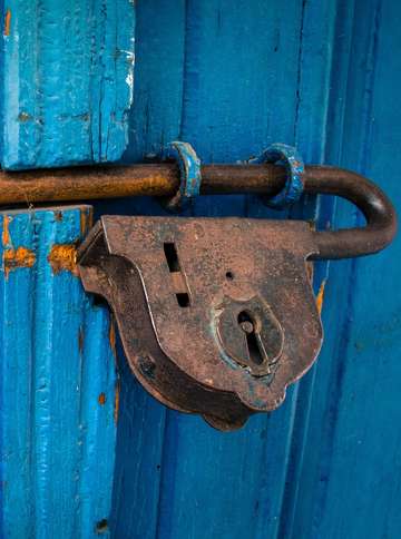 Rusty lock