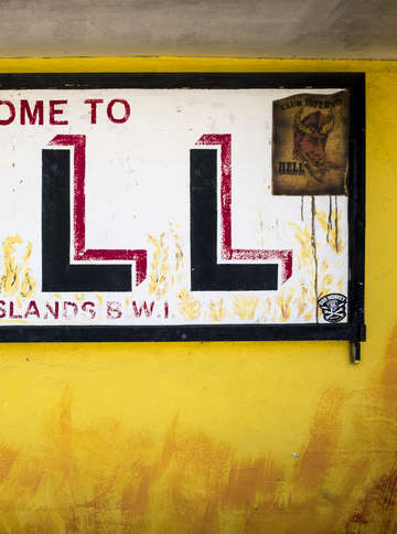 Welcome to hell grand cayman island