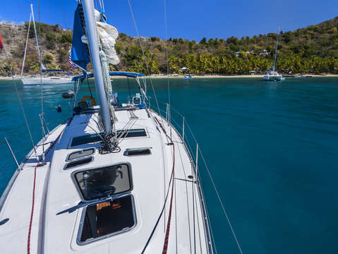 On the bow