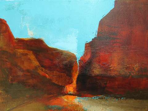 Hot rocks reflection