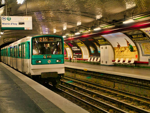 Paris metro station