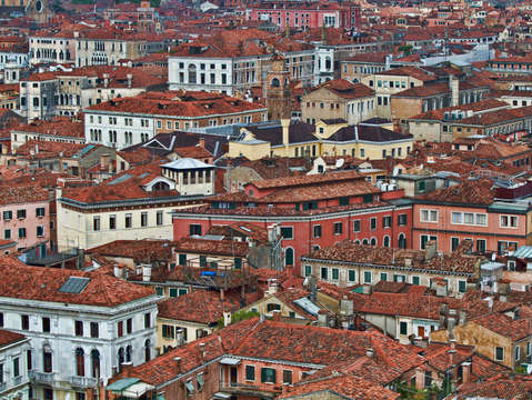 View from above venice