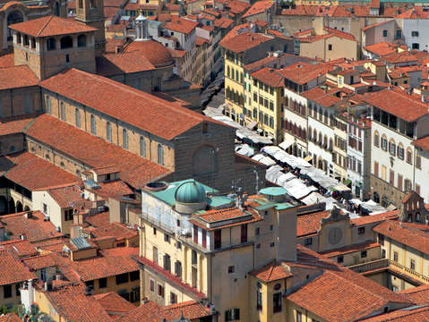 High above florence