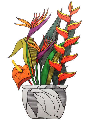 Tropical pot