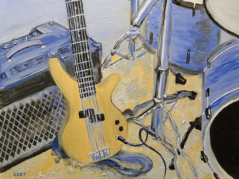 Blue pearl aka the music room