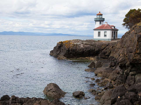 Lighthouse on san juan island