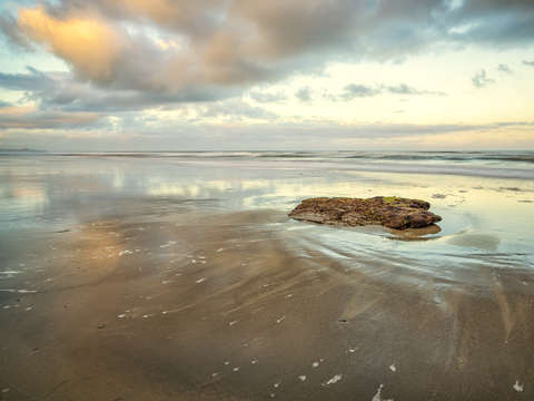 Solitary rock