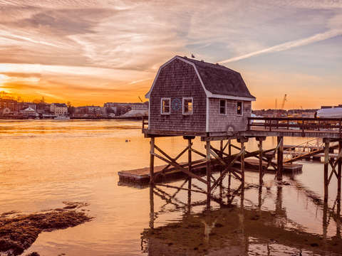 Kittery maine sunset
