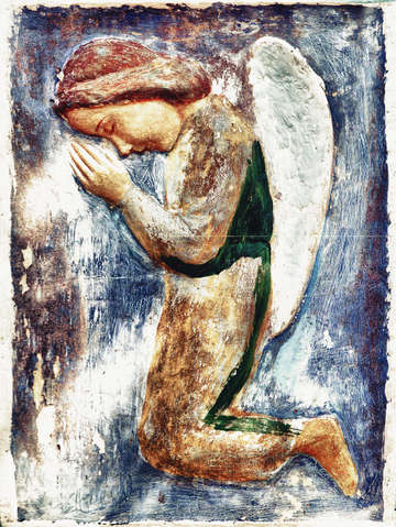 Praying angel