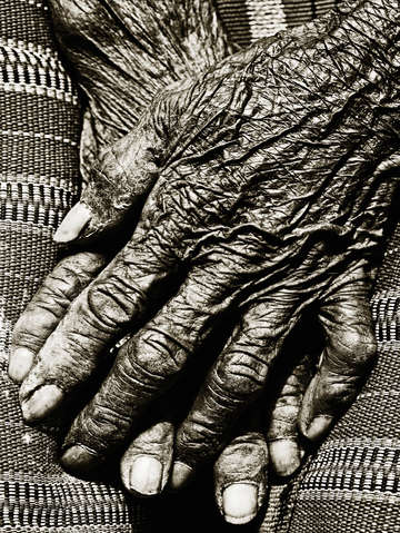 Laying hands