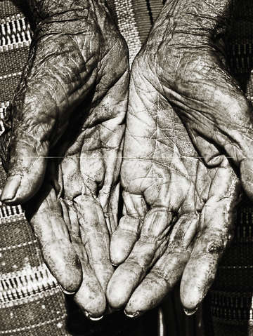 Open hands