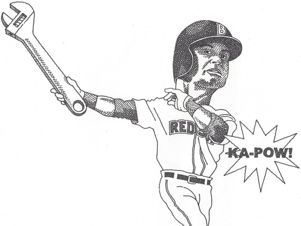 Red sox andrew benintendi batting