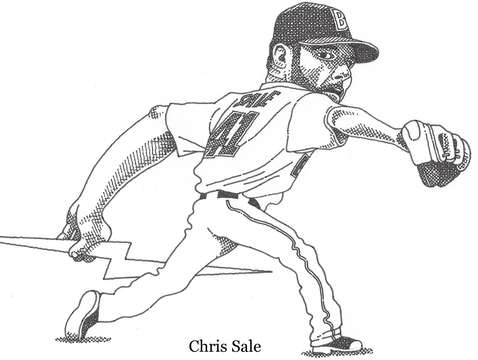 Red sox ace pitcher chris sale