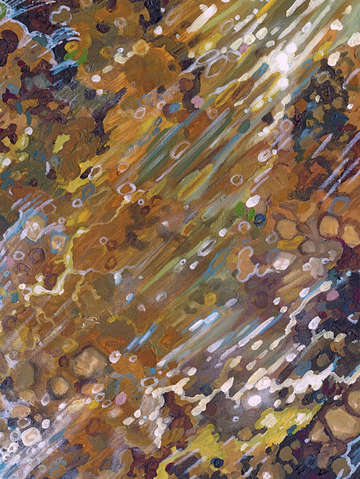 Rushing stream