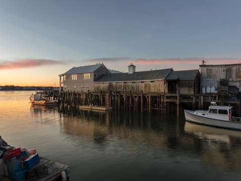 Morning at the dock