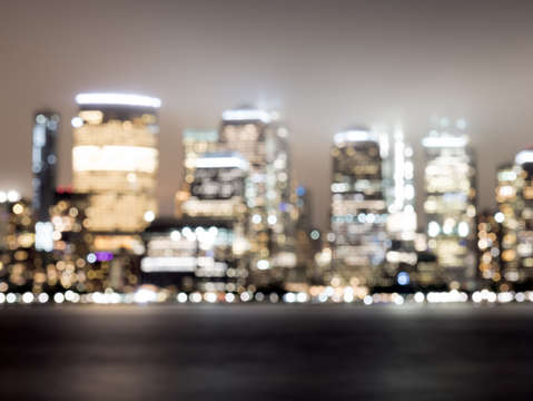 Downtown bokeh