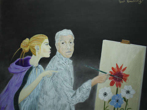 The artist and the angel