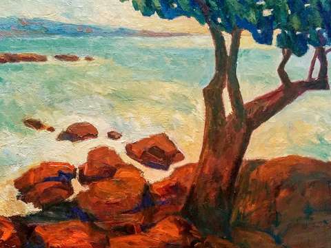 Kissing the shoreline