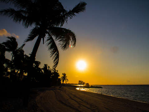 Smathers beach sunset